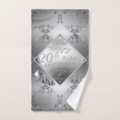 20th Platinum-Smaragd-Jubiläums-Badehandtuch-Set Badhandtuch Set (Handtuch)