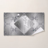 20th Platinum-Smaragd-Jubiläums-Badehandtuch-Set Badhandtuch Set (Handtuch)