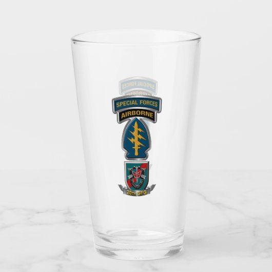 20th Special Forces Group (Airborne) Glas (Vorderseite)