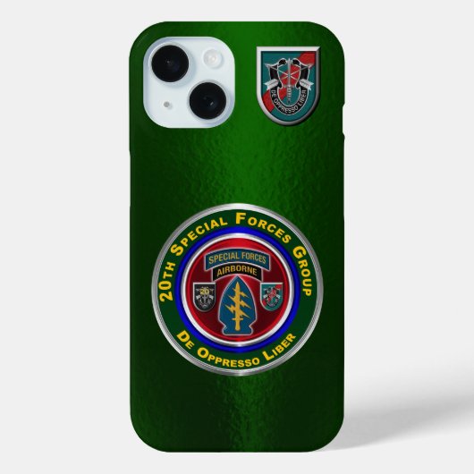 20th Special Forces Group Case-Mate iPhone Hülle (Rückseite)