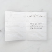 20th Wedding Anniversary Electrical Socket  Karte (Innenseite)