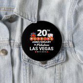 20th Wedding Anniversary Las Vegas Trip Button (Beispiel)
