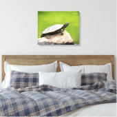 20x16 Painted Turtle on a log Leinwanddruck (Insitu (Schlafzimmer))
