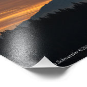 20X16 Rainier und Schatten Fotodruck (Ecke)