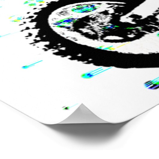 20x16 Ripple Poster Semi-Glanz (Ecke)