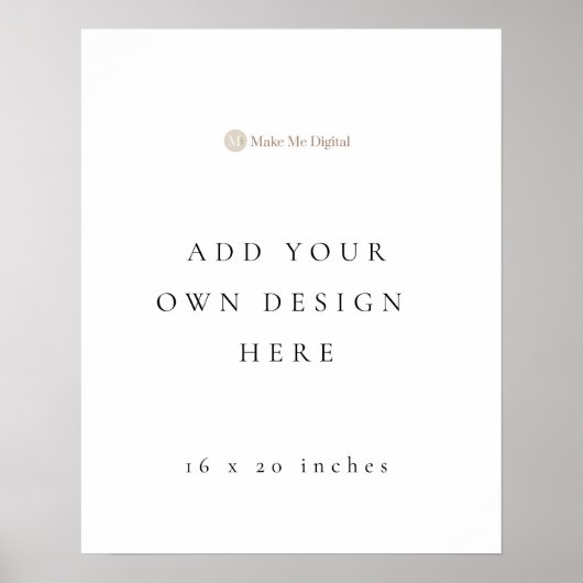 20x16-Zoll-Poster-Zeichen Poster (Vorne)