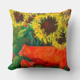 20X20 BAUMWOLLE, ROTE KÜHLE KISSEN