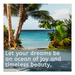 20x20 Ozean of Joy Quote Poster
