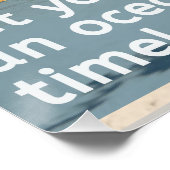 20x20 Ozean of Joy Quote Poster (Ecke)