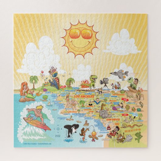 20x20 Sonniges SoCal-Puzzle Puzzle (Vertikal)