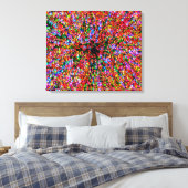 20x24 Wormhole Blasen Wrapped Canvas Leinwanddruck (Insitu (Schlafzimmer))