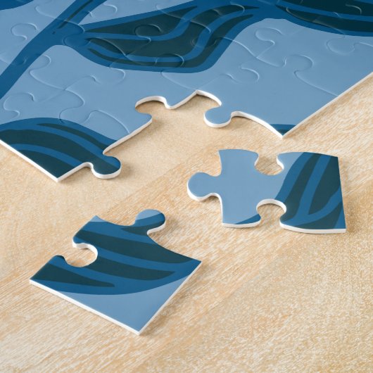 20x30 Frosch-Teich-Puzzle für Colorblinde Puzzle (Seite)