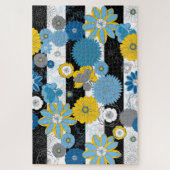 20x30 großes Blumenpuzzle für farbenblinde Mensche Puzzle (Vertikal)