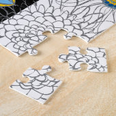 20x30 großes Blumenpuzzle für farbenblinde Mensche Puzzle (Seite)