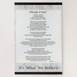 20x30" großes Puzzle Nicene Creed 1014 Stück