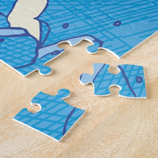 20x30 Howling Coyote Puzzle für Colorblinde (Seite)