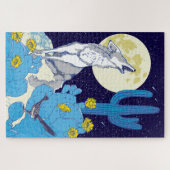 20x30 Howling Coyote Puzzle für Colorblinde (Horizontal)