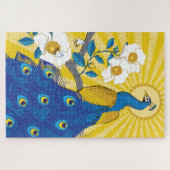 20x30 Hübsches Pfauenpuzzle für Colorblinde Puzzle (Horizontal)