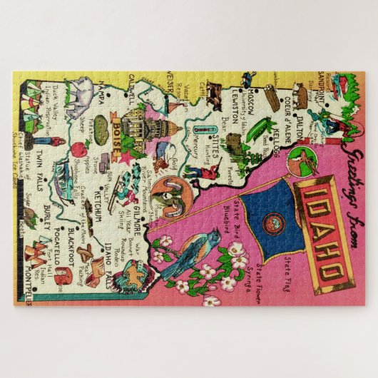 20x30 Idaho Jigsaw Puzzle (Horizontal)