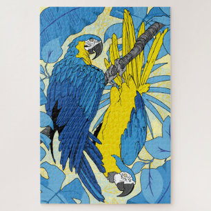 20x30 Papagei-Puzzle für Colorblinde Puzzle