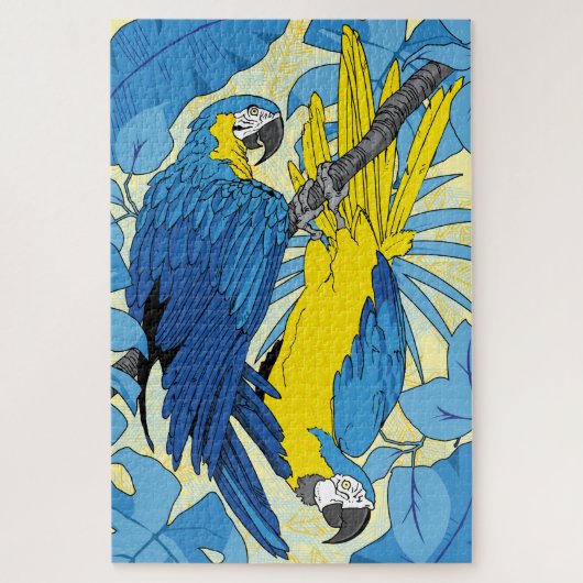 20x30 Papagei-Puzzle für Colorblinde Puzzle (Vertikal)