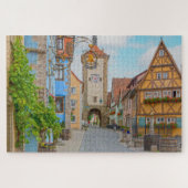20x30 Rothenburg der Tauber Mittelalterliche Stadt Puzzle (Horizontal)