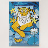 20x30 Wasser Tiger Puzzle für Colorblinde (Vertikal)