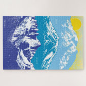 20x30 West USA Peaks Puzzle für Colorblind People (Horizontal)