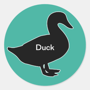 20x Stickers Meal Choice Duck