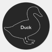 20x Stickers Meal Choice Duck (Vorderseite)