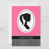 20XX Angepasste Graduationsankündigungen Einladung (Vorderseite)