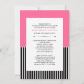 20XX Angepasste Graduationsankündigungen Einladung (Rückseite)