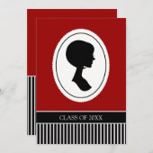 20XX Angepasste Graduationsankündigungen Einladung (Vorne/Hinten)