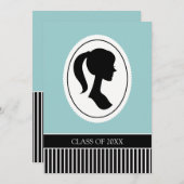 20XX Angepasste Graduationsankündigungen Einladung (Vorne/Hinten)