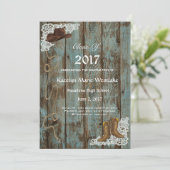 20XX Ankündigung von Rustikal, Boots & Lace Abschl (Stehend Vorderseite)