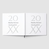 20XX bold le graduation name congrats school year  Gästebuch (Voll)