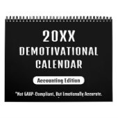 20XX Demotivationaler Wall-Kalender für Buchhalter Kalender (Titelbild)