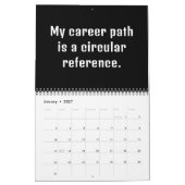 20XX Demotivationaler Wall-Kalender für Buchhalter Kalender (Jan 2027)