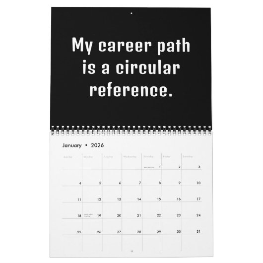 20XX Demotivationaler Wall-Kalender für Buchhalter Kalender (Jan 2026)