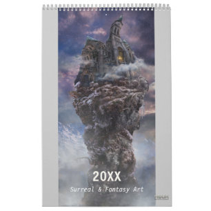 20XX Digital Surreal & Fantasy Art - Wall Calendar Kalender