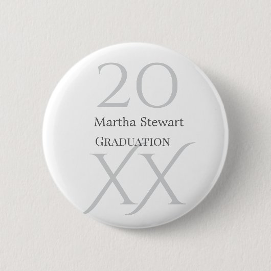 20XX fett le Abschlussname Gratulation Schuljahr Button (Vorderseite)
