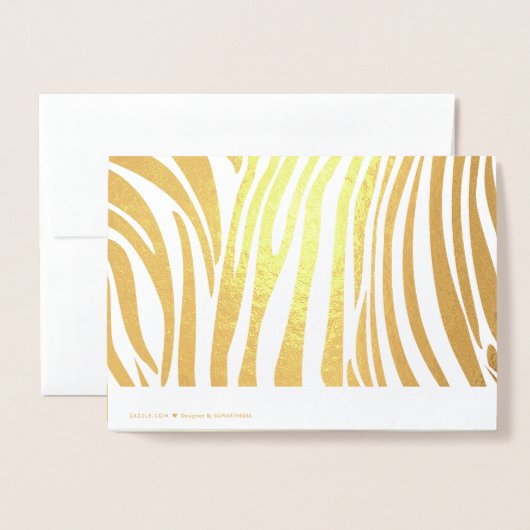 20XX Frohe Weihnachten & Glück Neues Jahr! XMAS Ze Folienkarte (Rückseite mit Umschlag)