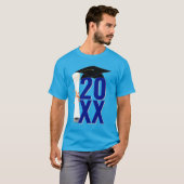 20XX Grad Cap and Diploma Abschluss T-Shirt (Vorne ganz)
