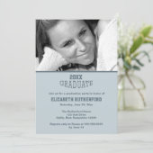 20XX Graduate-Fotokarte Einladung (Stehend Vorderseite)