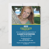 20XX Graduate-Fotokarte Einladung (Vorderseite)