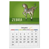 20XX | Niedliche Cartoon Kalender (Jan 2027)