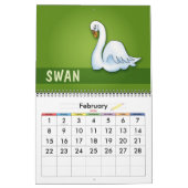 20XX | Niedliche Cartoon Kalender (Feb 2026)