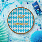 20XX Oktoberfest-Papierplatte Pappteller (Party)