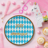 20XX Oktoberfest-Papierplatte Pappteller (Party)