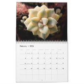20XX Succulents Lovers Garden Personalisiert Monat Kalender (Feb 2026)